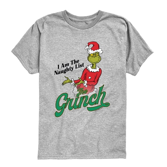 The Grinch - On The List - Youth Boys Short Sleeve Graphic T-Shirt