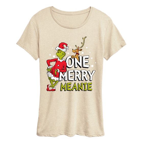 The Grinch - One Merry Meanie Women's Short Sleeve Graphic T-Shirt
