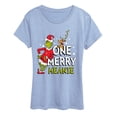 thumbnail image 1 of The Grinch - One Merry Meanie Women's Short Sleeve Graphic T-Shirt, 1 of 3