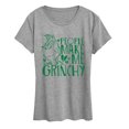 thumbnail image 1 of The Grinch - People Make Me Grinchy - Women's Short Sleeve Graphic T-Shirt, 1 of 4