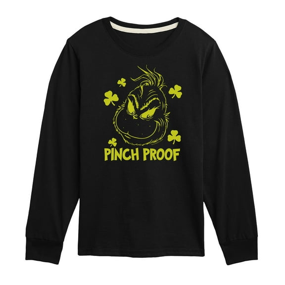The Grinch - Pinch Proof - Toddler And Youth Long Sleeve Graphic T-Shirt