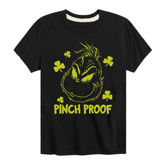 The Grinch - Pinch Proof - Toddler And Youth Short Sleeve Graphic T-Shirt