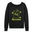 thumbnail image 1 of The Grinch - Pinch Proof - Women's Lightweight French Terry Long Sleeve Shirt, 1 of 5