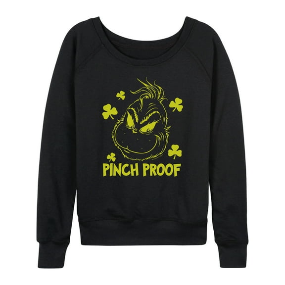 The Grinch - Pinch Proof - Women's Lightweight French Terry Long Sleeve Shirt