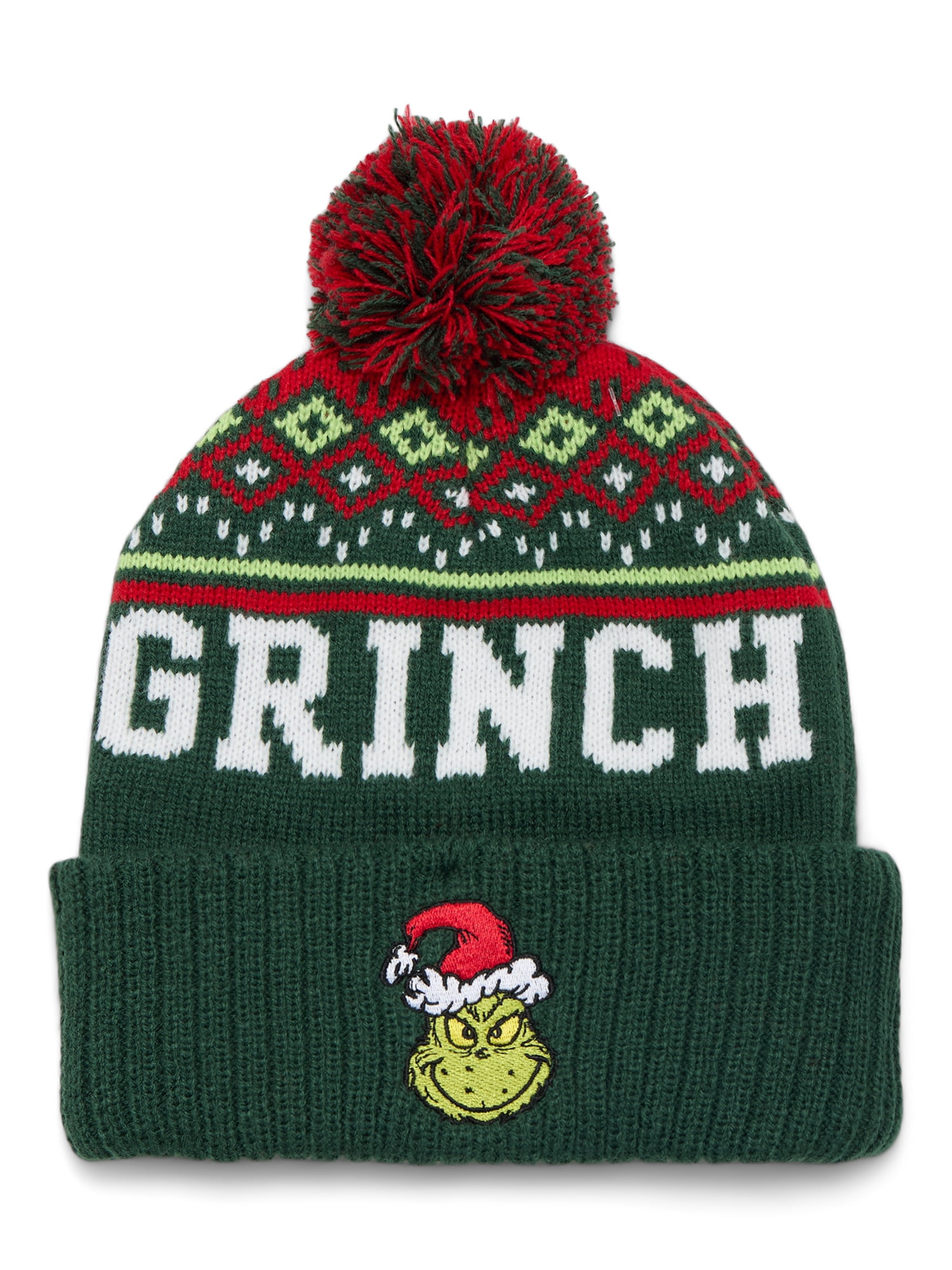 The Grinch Women's Pom Beanie Hat