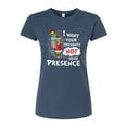 thumbnail image 1 of The Grinch - Presents Not Presence - Juniors Fitted Graphic T-Shirt, 1 of 4