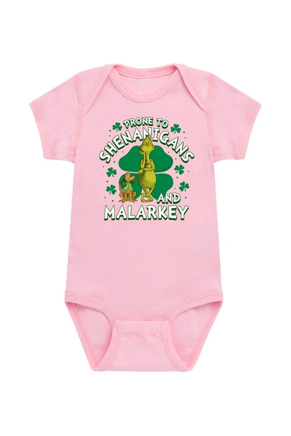 The Grinch - Prone To Shenanigans Malarkey - Infant Baby One Piece