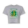 thumbnail image 1 of The Grinch - Prone To Shenanigans Malarkey - Juniors Cropped Cotton Blend T-Shirt, 1 of 5