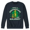 thumbnail image 1 of The Grinch - Prone To Shenanigans Malarkey - Men's Crew Neck Fleece Pullover, 1 of 5