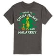 thumbnail image 1 of Dr. Suess - The Grinch - Prone To Shenanigans Malarkey - St Patrick's Day - Men's Short Sleeve Graphic T-Shirt, 1 of 5