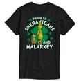 thumbnail image 1 of Dr. Suess - The Grinch - Prone To Shenanigans Malarkey - St Patrick's Day - Men's Short Sleeve Graphic T-Shirt, 1 of 5