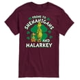 thumbnail image 1 of Dr. Suess - The Grinch - Prone To Shenanigans Malarkey - St Patrick's Day - Men's Short Sleeve Graphic T-Shirt, 1 of 5