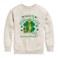 thumbnail image 1 of The Grinch - Prone To Shenanigans Malarkey - Toddler And Youth Crewneck Fleece Sweatshirt, 1 of 5