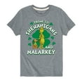 thumbnail image 1 of The Grinch - Prone To Shenanigans Malarkey - Toddler And Youth Short Sleeve Graphic T-Shirt, 1 of 5
