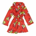 thumbnail image 1 of The Grinch Santa Hat Youth Velvet Robe-Size 10, 1 of 2