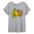 thumbnail image 1 of The Grinch - Scary Mean - Juniors Ideal Flowy Muscle T-Shirt, 1 of 5