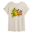 thumbnail image 1 of The Grinch - Scary Mean - Juniors Ideal Flowy Muscle T-Shirt, 1 of 5
