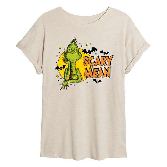 The Grinch - Scary Mean - Juniors Ideal Flowy Muscle T-Shirt