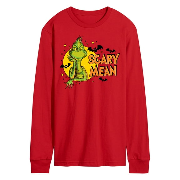 The Grinch  - Scary Mean  - Men's Long Sleeve T-Shirt