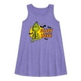 thumbnail image 1 of The Grinch - Scary Mean - Toddler & Youth Girls A-line Dress, 1 of 4