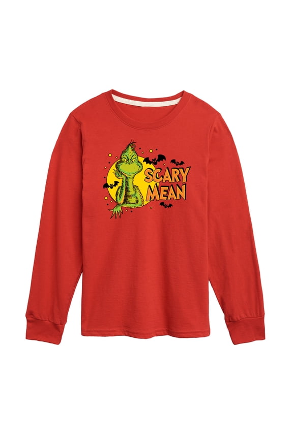 The Grinch - Scary Mean - Toddler & Youth Long Sleeve Graphic T-Shirt