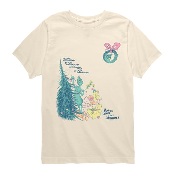 The Grinch - Scene - Youth Boys Short Sleeve Graphic T-Shirt