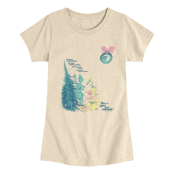The Grinch - Scene - Youth Girls Fitted Short Sleeve T-Shirt