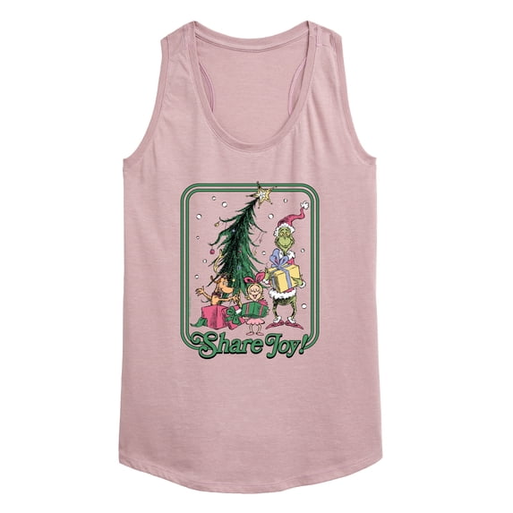 The Grinch - Share Joy Women's Graphic Racerback Tank