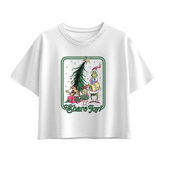 The Grinch - Share Joy - Youth Girls Boxy T-Shirt