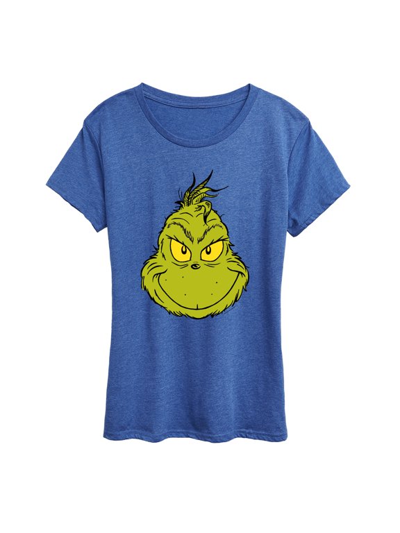 The Grinch - Smiling Face Women's Short Sleeve Graphic T-Shirt