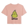 thumbnail image 1 of The Grinch - Spray Paint - Juniors Cropped Graphic T-Shirt, 1 of 3