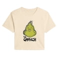 thumbnail image 1 of The Grinch - Spray Paint - Juniors Cropped Graphic T-Shirt, 1 of 3