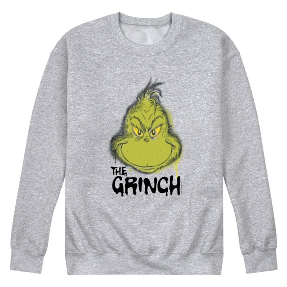 The Grinch - Spray Paint - Men's Crew Fleece Sweatshirt