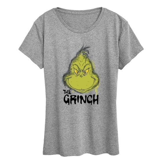 The Grinch - Spray Paint Women's Short Sleeve Graphic T-Shirt