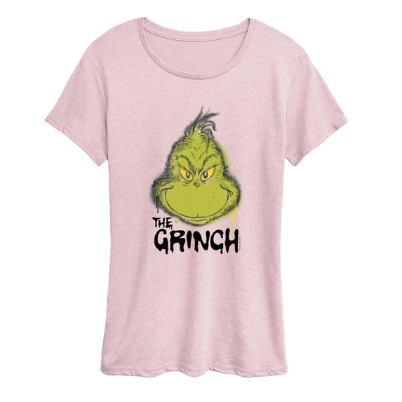 The Grinch - Spray Paint Women's Short Sleeve Graphic T-Shirt