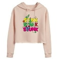 thumbnail image 1 of The Grinch - Stink Stank Stunk - Juniors Cropped Pullover Hoodie, 1 of 4