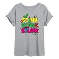 thumbnail image 1 of The Grinch - Stink Stank Stunk - Juniors Ideal Flowy Muscle T-Shirt, 1 of 4
