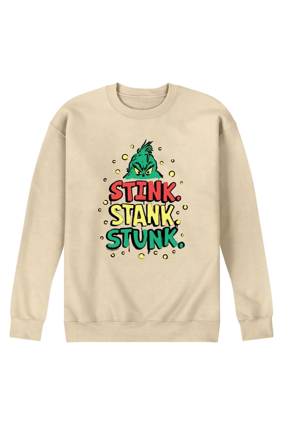 The Grinch - Stink, Stank, Stunk - Men's Crew Fleece Sweatshirt