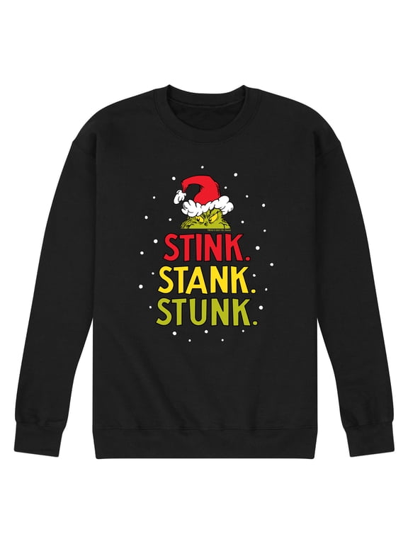 The Grinch - Stink Stank Stunk - Men's Crew Neck Fleece Pullover