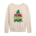 thumbnail image 1 of The Grinch - Stink, Stank, Stunk - Women's French Terry Long Sleeve Pullover, 1 of 4