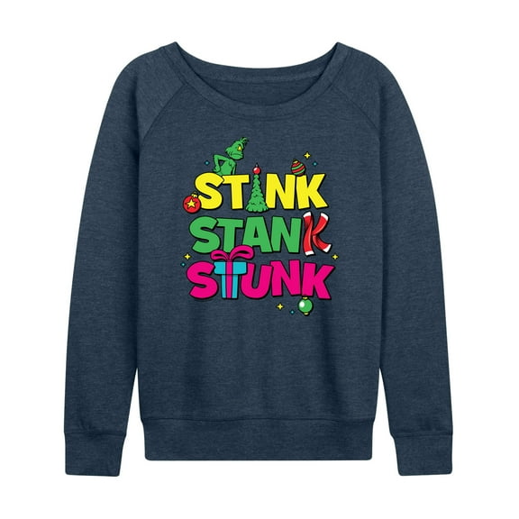 The Grinch - Stink Stank Stunk - Women's Lightweight French Terry Long Sleeve Shirt