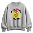 thumbnail image 1 of The Grinch - Stink. Stank. Stunk. Oversized Fleece Crew Sweatshirt, 1 of 3
