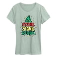thumbnail image 1 of The Grinch - Stink, Stank, Stunk Women's Short Sleeve Graphic T-Shirt, 1 of 3