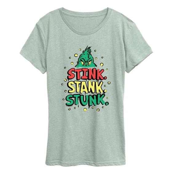 The Grinch - Stink, Stank, Stunk Women's Short Sleeve Graphic T-Shirt