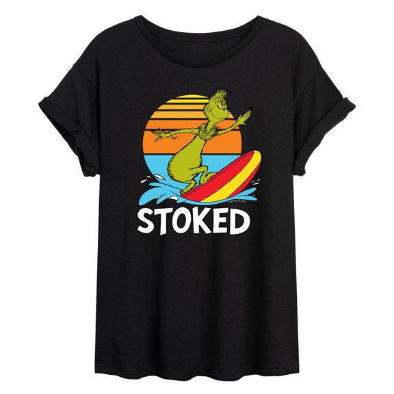 The Grinch - Stoked - Women's Oversized T-Shirt