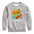 thumbnail image 1 of The Grinch - Stoked - Toddler & Youth Crewneck Fleece Sweatshirt, 1 of 4