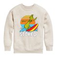 thumbnail image 1 of The Grinch - Stoked - Toddler & Youth Crewneck Fleece Sweatshirt, 1 of 4
