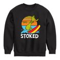 thumbnail image 1 of The Grinch - Stoked - Toddler & Youth Crewneck Fleece Sweatshirt, 1 of 4