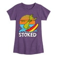 thumbnail image 1 of The Grinch - Stoked - Toddler & Youth Girls Short Sleeve Graphic T-Shirt, 1 of 4