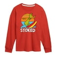 thumbnail image 1 of The Grinch - Stoked - Toddler & Youth Long Sleeve Graphic T-Shirt, 1 of 4